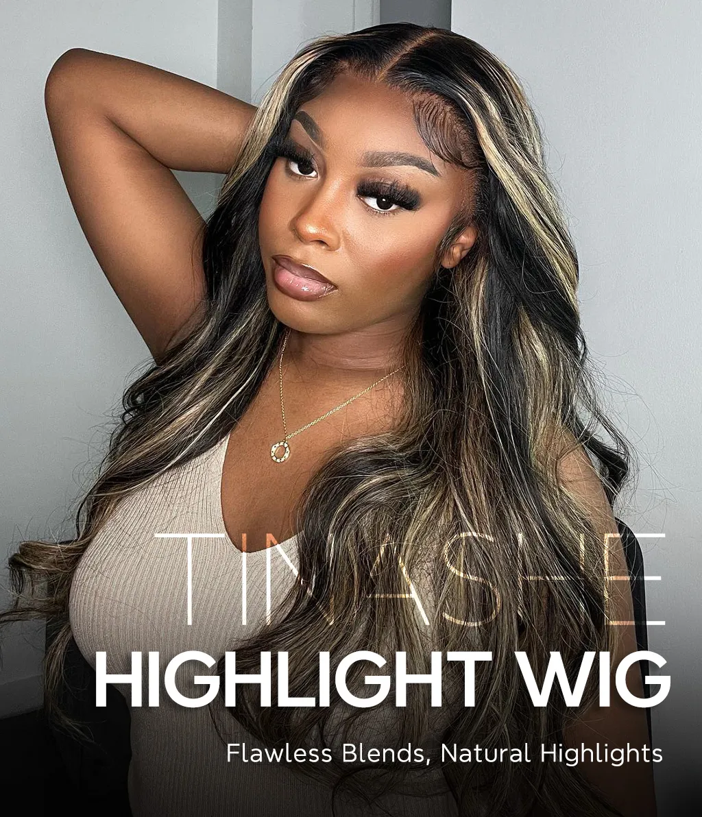 Tinashe Hair Highlight body wave wig