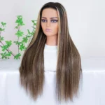 Tinashe hair ash blonde balayage highlight wig (5)