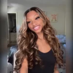 Tinashe hair balayage highlight wig 2