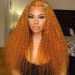 Tinashe hair ginger curly lace wig (2)