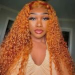 Tinashe hair ginger curly lace wig (4)