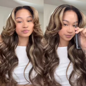 Tinashe hair glueless highlight wig 2
