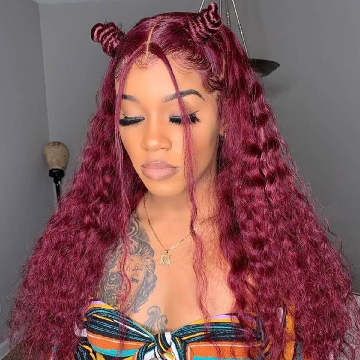 99j water wave lace front wig