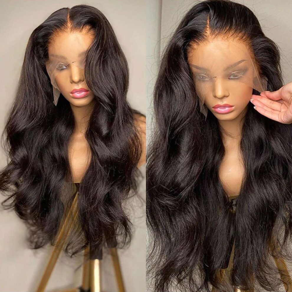 Long Body Wave Human Hair 13x4 HD Lace Frontal Wigs 30