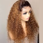 Ombre 1b-27 Curly lace wig