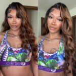 Ombre Highlight body wave lace wig