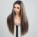 Tinashe hair highlight 1b-22 straight wig (2)