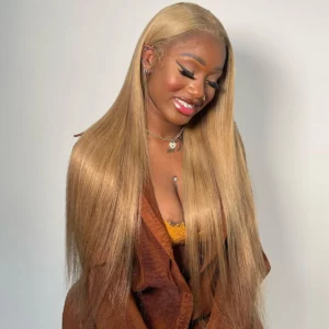 Tinashe hair honey blonde straight wig (2)