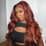 Tinashe hair reddish brown body wave wig (1)