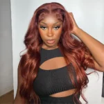 Tinashe hair reddish brown body wave wig (10)