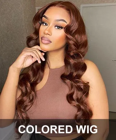 Colored wig
