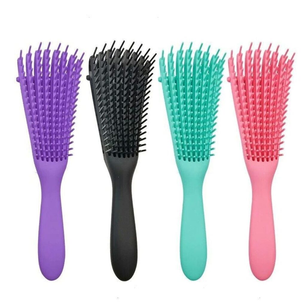 One Piece Hair Brush Detangling Brush for Curly Hair | Tinashehair