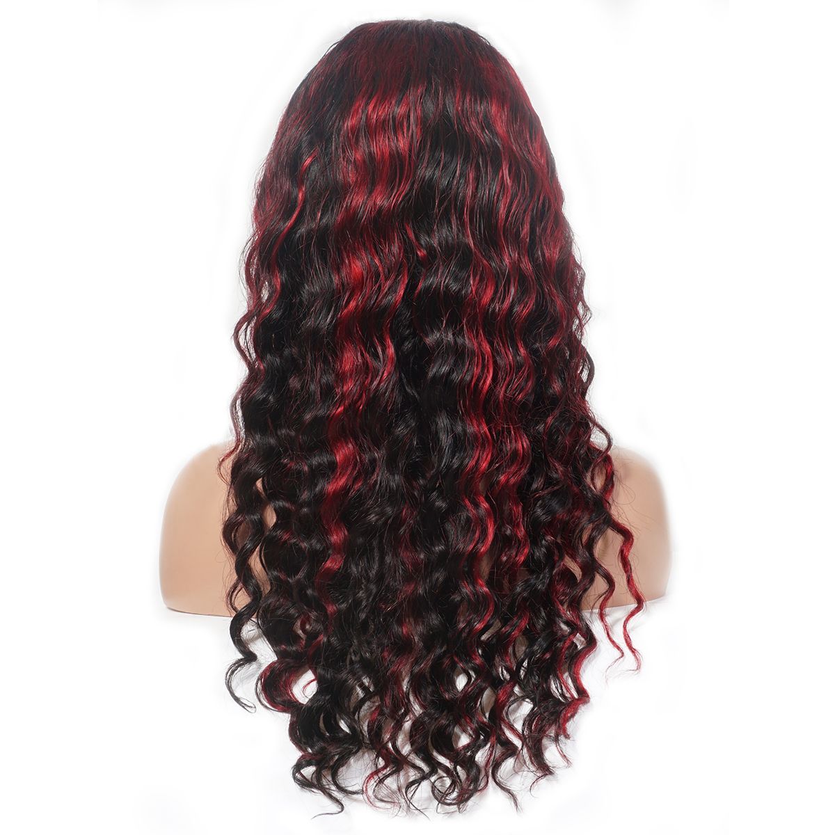 Tinashe hair highlight burgundy losoe deep wig