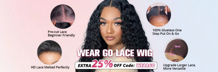 Promotions for glueless pre-cut lace wear&go wigs in Tinashe Hair