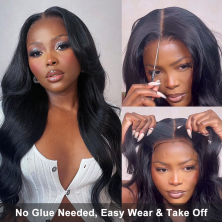 Upgrade Wear Go 5×6 / 4×4 Glueless Lace Wig Pre-cut Lace Body Wave HD Lace Closure Wigs