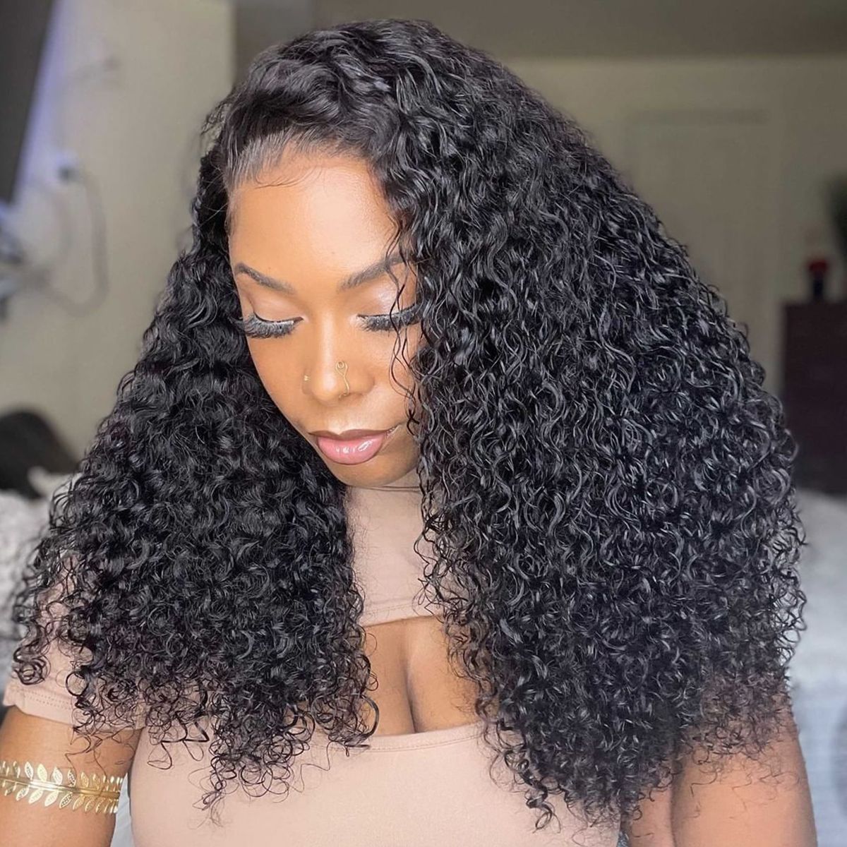 Tinashe hair airy cap wig curly (4)