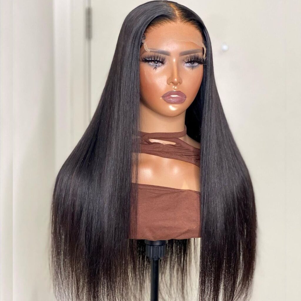 Airy Cap Glueless Straight 9x5 Lace Wig Pre-Cut HD Lace Pre-Bleached ...