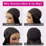 Tinashe hair glueless lace closure wig detail (2)