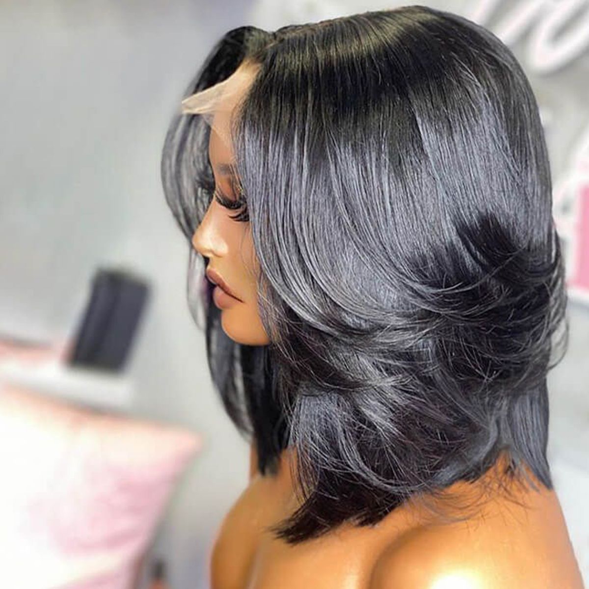 Tinashe hair layered cut bob wig (2)