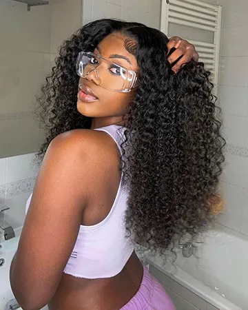 hd deep wave lace front wig