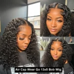 Tinashe hair airy cap water wave bob wig (3)