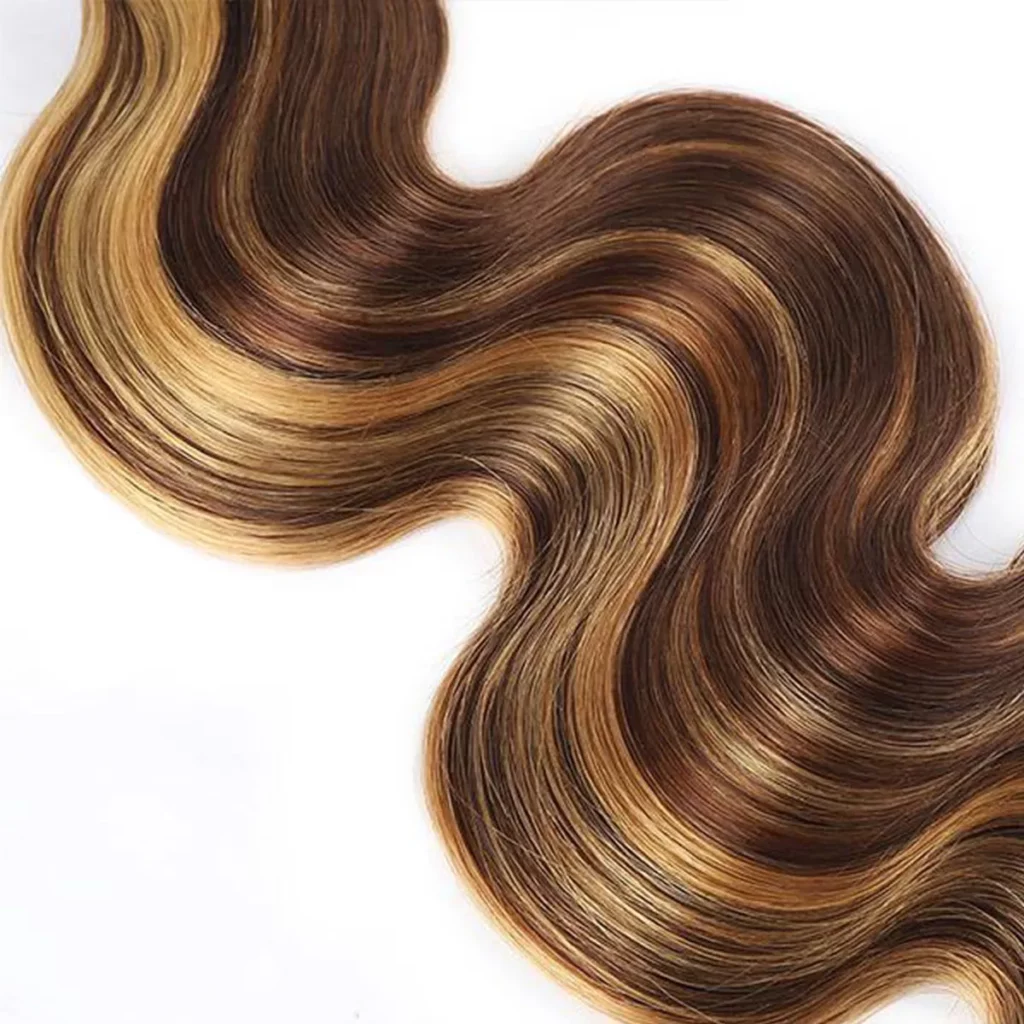 Tinashe hair highlight body wave bundle 3