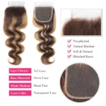 Tinashe hair highlight body wave closure 2