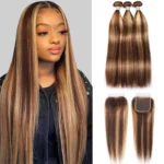 Tinashe hair highlight straight hair bundles (11)