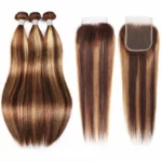Tinashe hair highlight straight hair bundles (12)