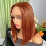 Tinashe hair reddish brown glueless bob wig (4)