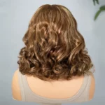 Tinashe hair highlight honey blonde loose wave bob wig (1)