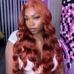 Tinashe hair glueless reddish brown lace wig (1)