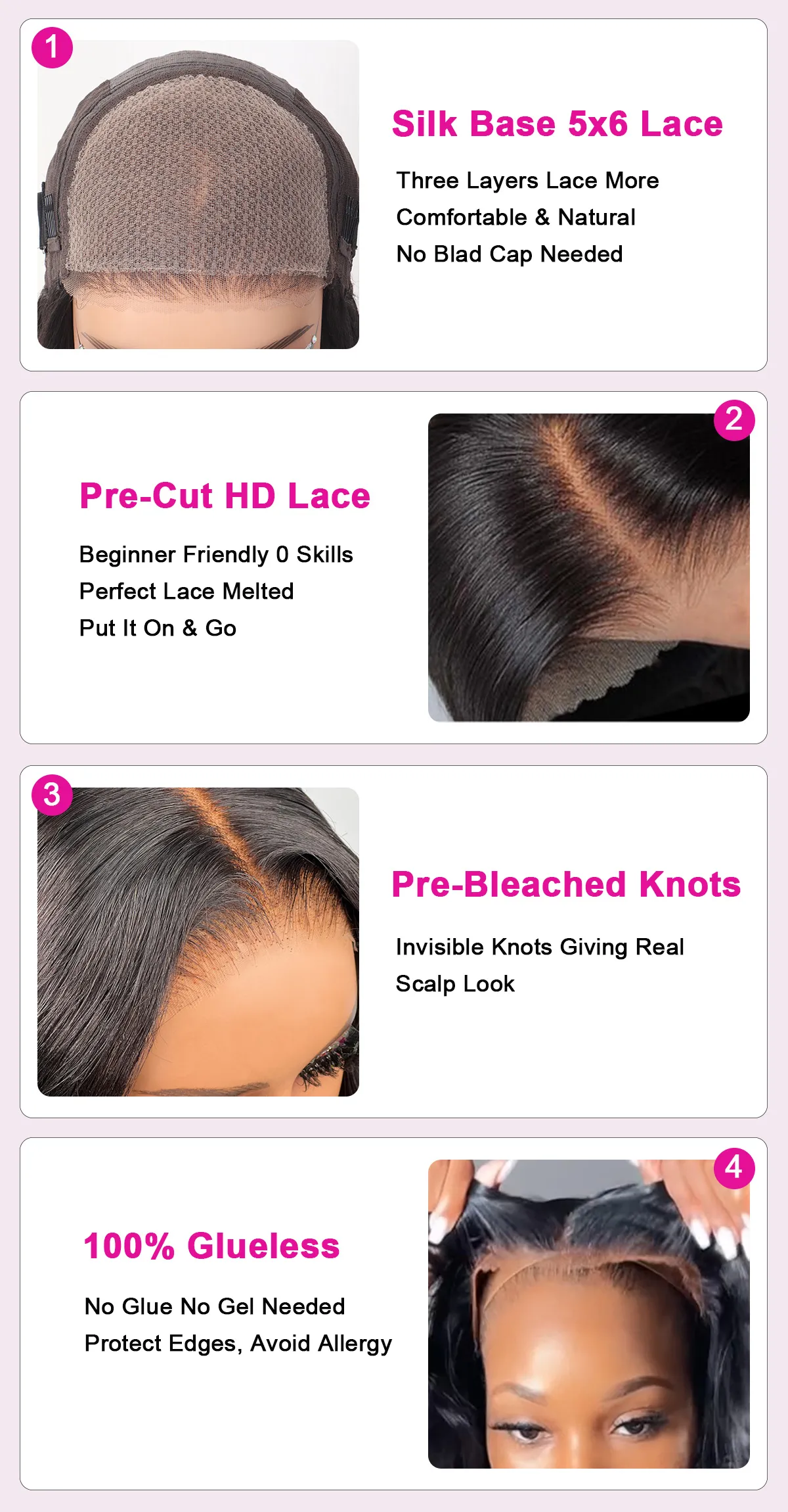 Tinashe hair silk base lace wig details (1)