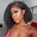 Tinashe hair kinky straight bob wig 4