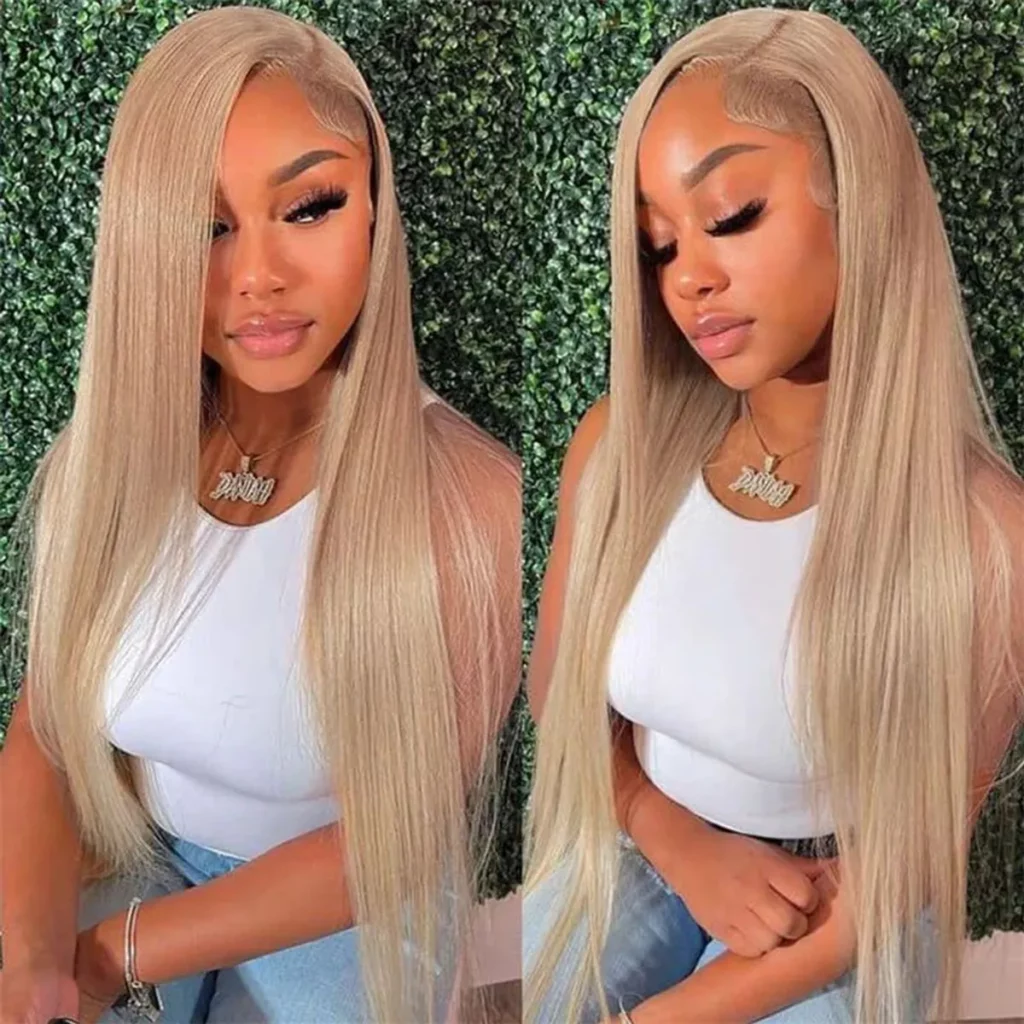 Tinashe hair ash blonde body wave wig (10)