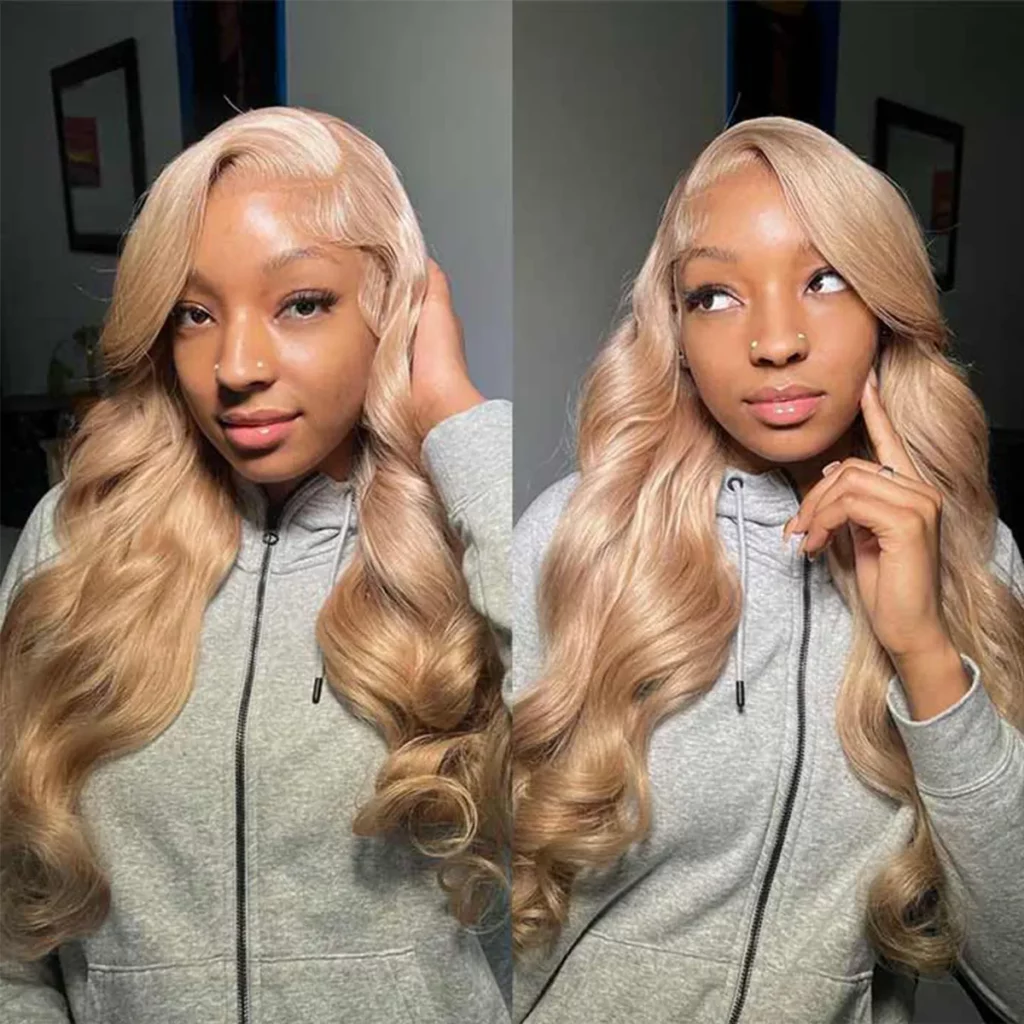 Tinashe hair ash blonde body wave wig (9)