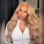 Tinashe hair ash blonde lace wig