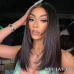 Tinashe hair blunt cut straight wig (1)