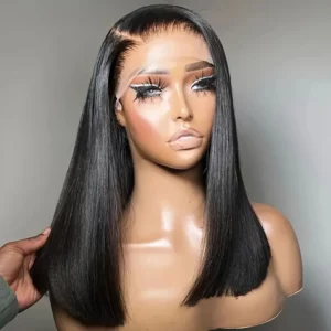 Tinashe hair blunt cut straight wig (7)
