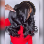 Tinashe hair curtain bangs body wave wig 2