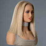 Tinashe hair blonde highlight straight bob wig (3)