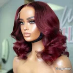 Tinashe hair glueless 99j loose wave bob wig (2)