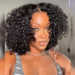 Tinashe hair glueless water wave short wig (5)