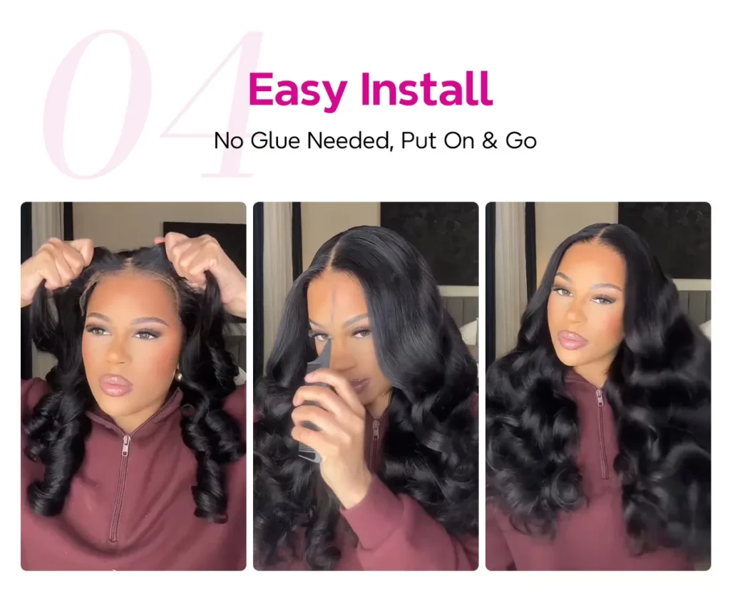 tinashe hair glueless 6x5 lace wig details 6