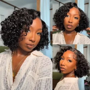 Tinashe hair bouncy water wave short wig