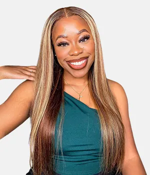 Highlight color wig