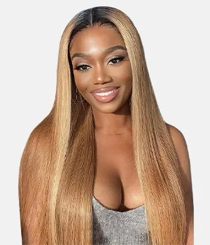 Honey Blonde color wig