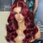 Tinashe hair 99j body wave wig with curtain bangs (1)