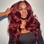 Tinashe hair 99j body wave wig with curtain bangs (5)