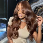 Tinashe hair brown body wave wig with curtain bangs (3)